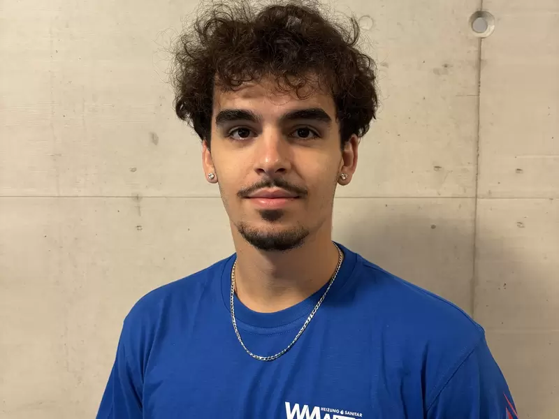 Diogo Correia Pina, Lernender Heizungsinstallateur EFZ Walter Marty AG
