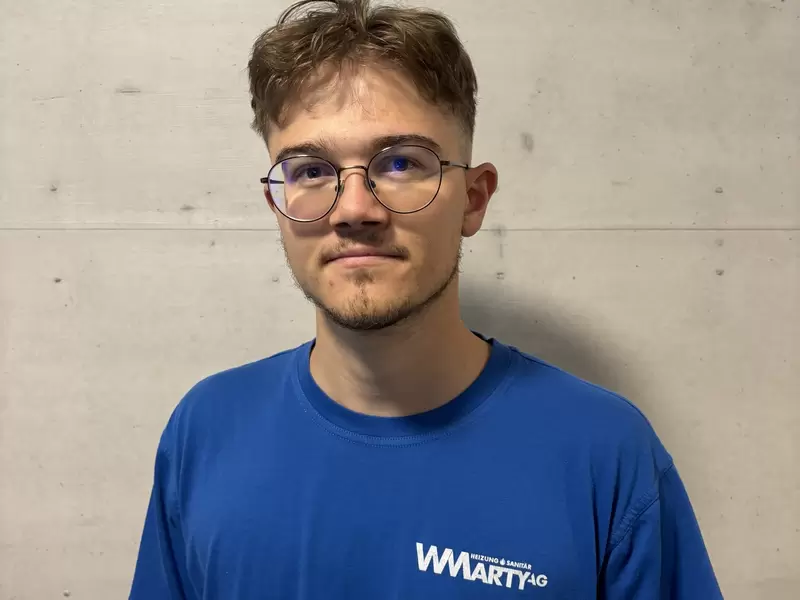 Andri Aschwanden, Sanitärinstallateur Walter Marty AG